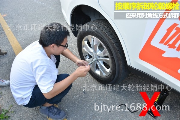 更换轮胎常用的几个工具就是千斤顶,螺丝摇臂,助力摇臂等.