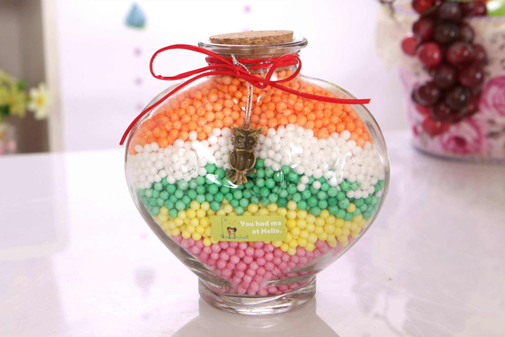 星星瓶玻璃瓶许愿瓶 幸运星玻璃瓶 漂流瓶创意木塞糖果