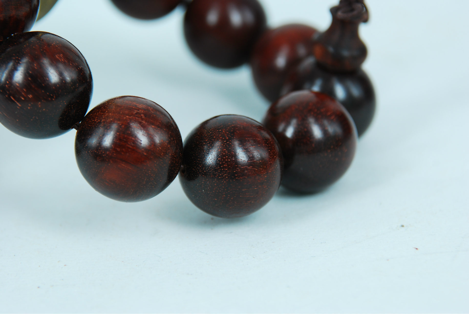 血檀手串金星 纯手工打磨赞比亚紫檀木佛珠手串血檀20mm 1件混批