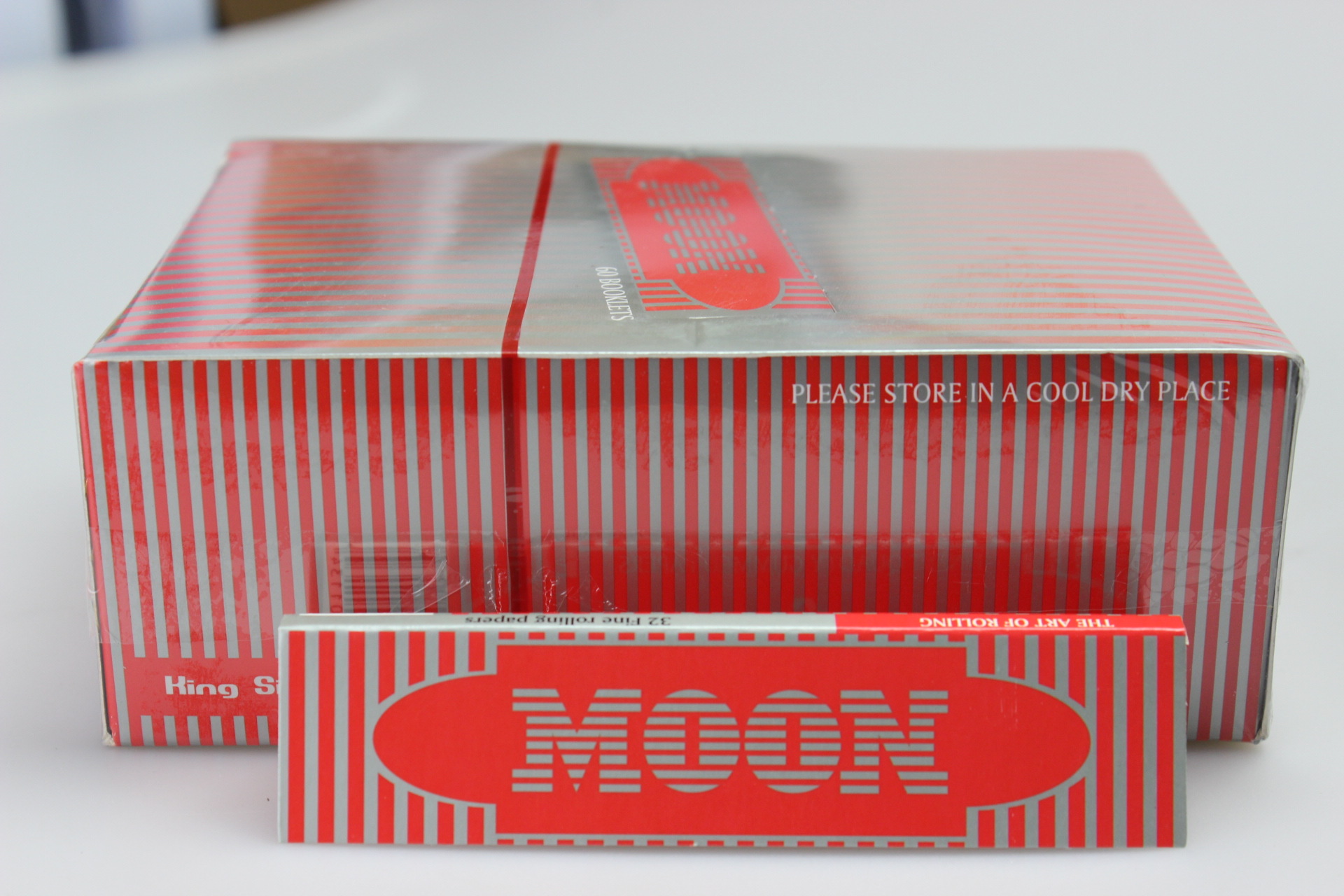 烟具 配件 合卷烟器 过滤嘴纸 110mm 纸 moon红色