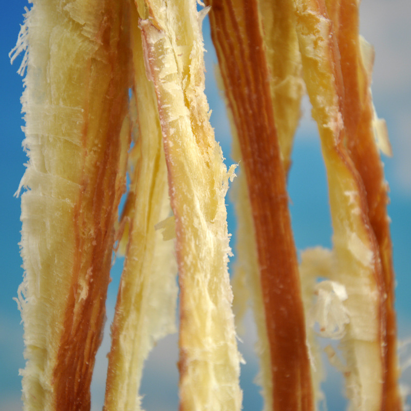 国内低价批发 手撕炭烤原味墨鱼条500g 风琴鱿鱼尾片条丝系列