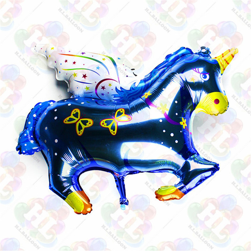 新款大号飞马铝膜气球儿童玩具氢气球婚礼婚房布置汽球厂家直销