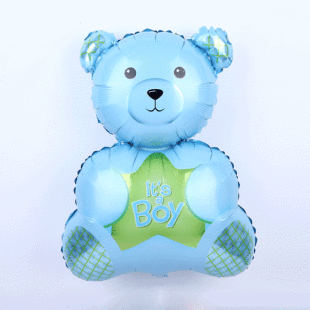 厂家直销 儿童小熊卡通玩具气球 铝膜氢气球 派对专用气球批发