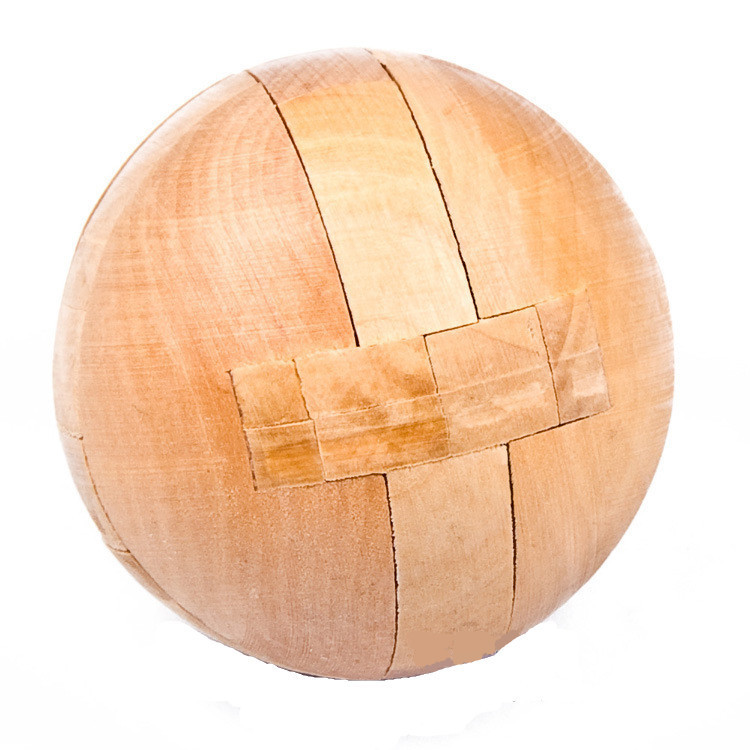 大圆球锁 孔明锁 成人木制益智玩具 解锁鲁班锁 小商品热卖批发