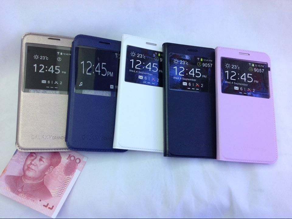 三星g7200手机保护套简约仿皮手机套智能皮套批发厂家直销