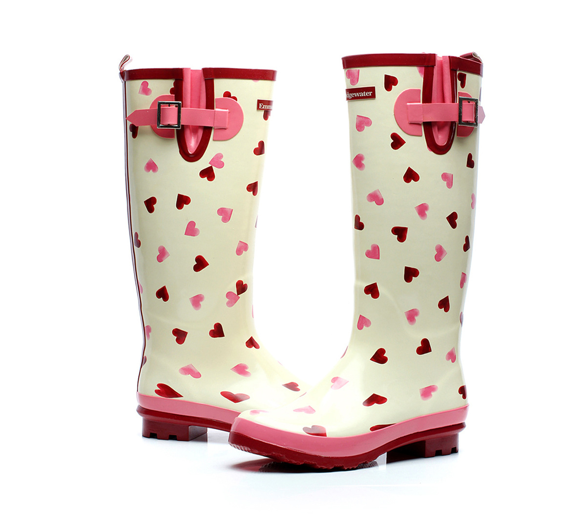 2015新款出口韩版百搭爱心女士雨鞋外贸雨靴水鞋厂家批发直销