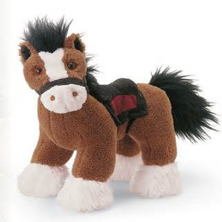 厂家定制 毛绒玩具小马 马公仔玩偶