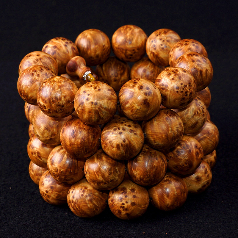 太行山 崖柏手串 2.0高油性木质 沉水佛珠 瘤疤 手链 批发