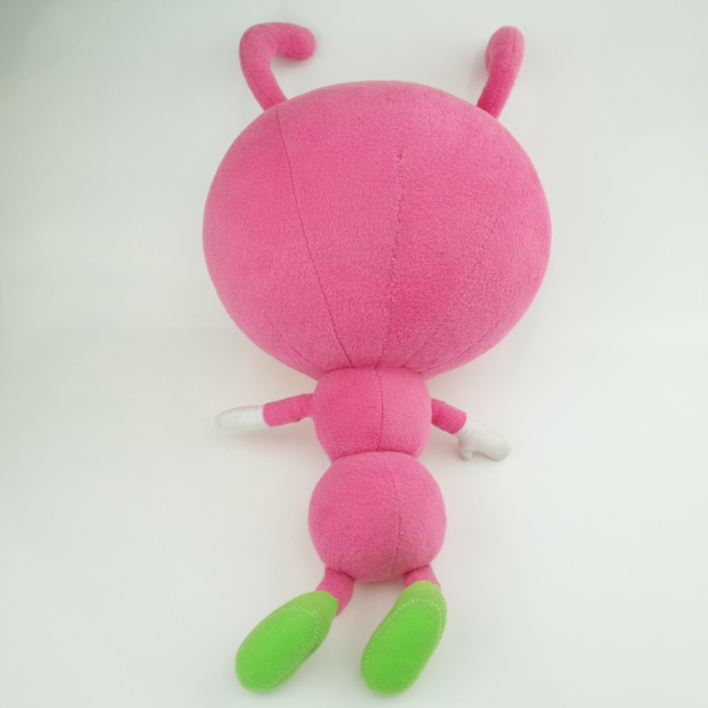 定做新奇特毛绒玩具,36cm粉红蚂蚁公仔,可爱吉祥物儿童娃娃