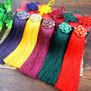 高档diy配饰双色金钱流苏穗子中国结玉佩穗子批发 汽车 车挂穗子