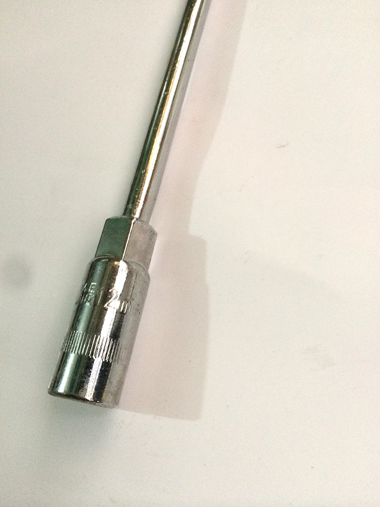 供应精抛电镀亚光白色t型套筒扳手 t型扳手 手动t型套筒扳手批发