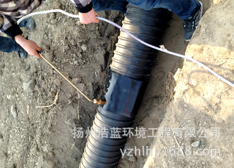 扬州厂家供应高质量hdpe钢带增强螺旋波纹管 大口径钢带波纹管