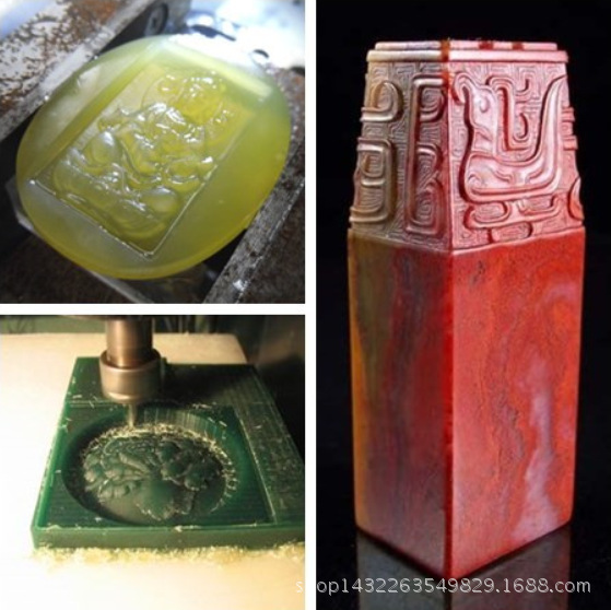 共润数控雕刻机 小型4040橄榄核佛珠玉石雕刻机 CNC立体