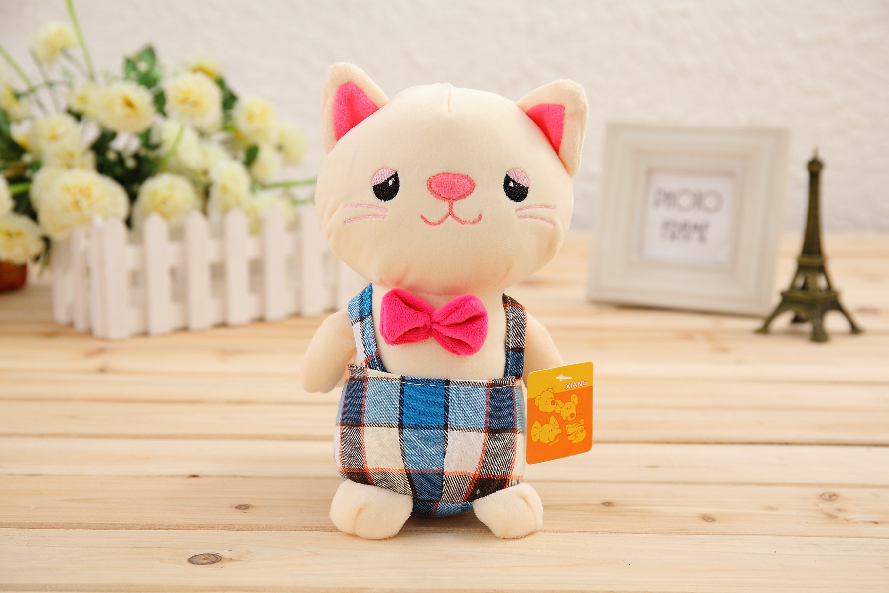 批发毛绒玩具儿童活动礼品抓机新款情侣猫咪小公仔玩偶婚庆娃娃公