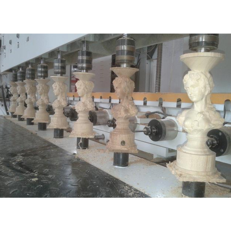 6090数控雕刻机四轴 3D佛像观音圆柱雕刻机 木工立体雕刻