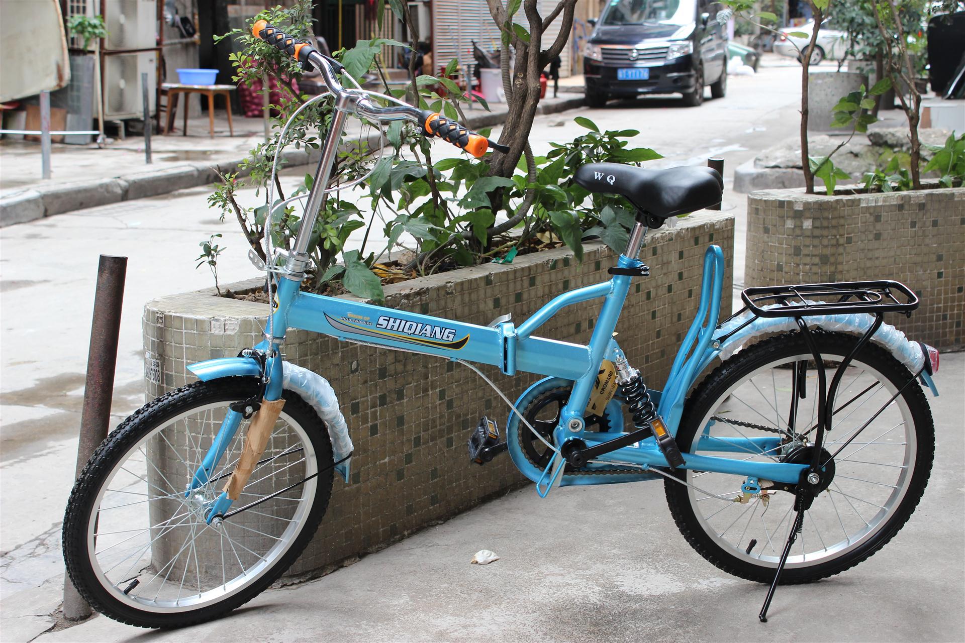 手提20寸多色折叠自行车批发 礼品自行车