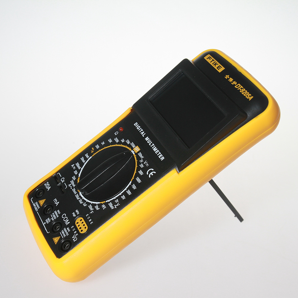 正品福泰克ftike dt9205a 数字万用表 过载保护 经济实用型万用表