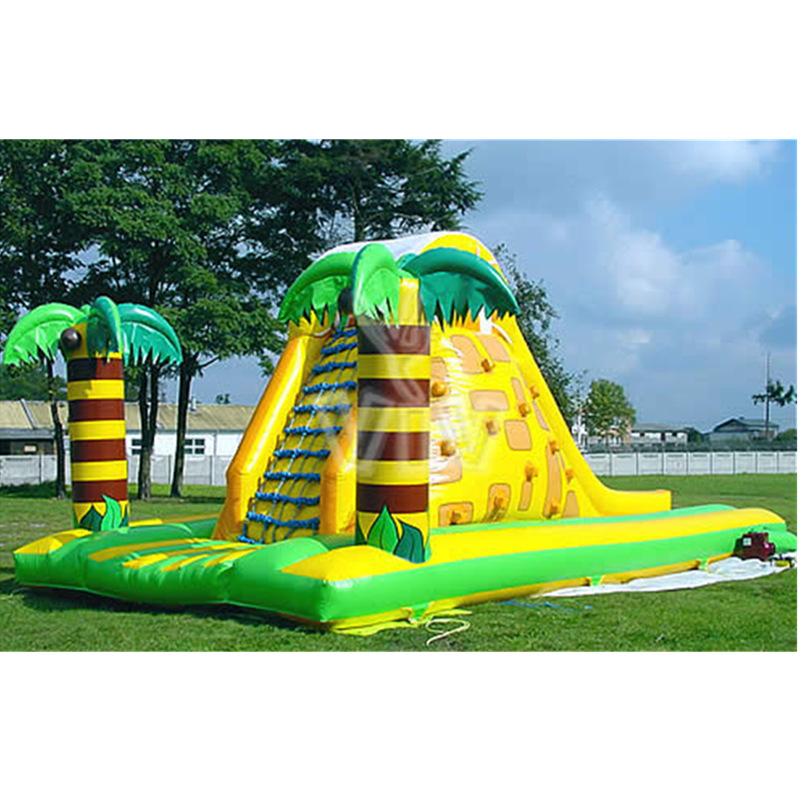 充气城堡 室外儿童游乐设备大滑梯大攀岩森林造型充气城堡