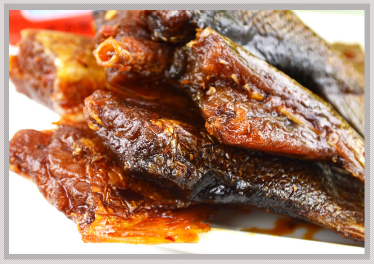 百合香鱼尾香酥味16g*30包 湖南洞庭鱼尾巴 辣味特产零食