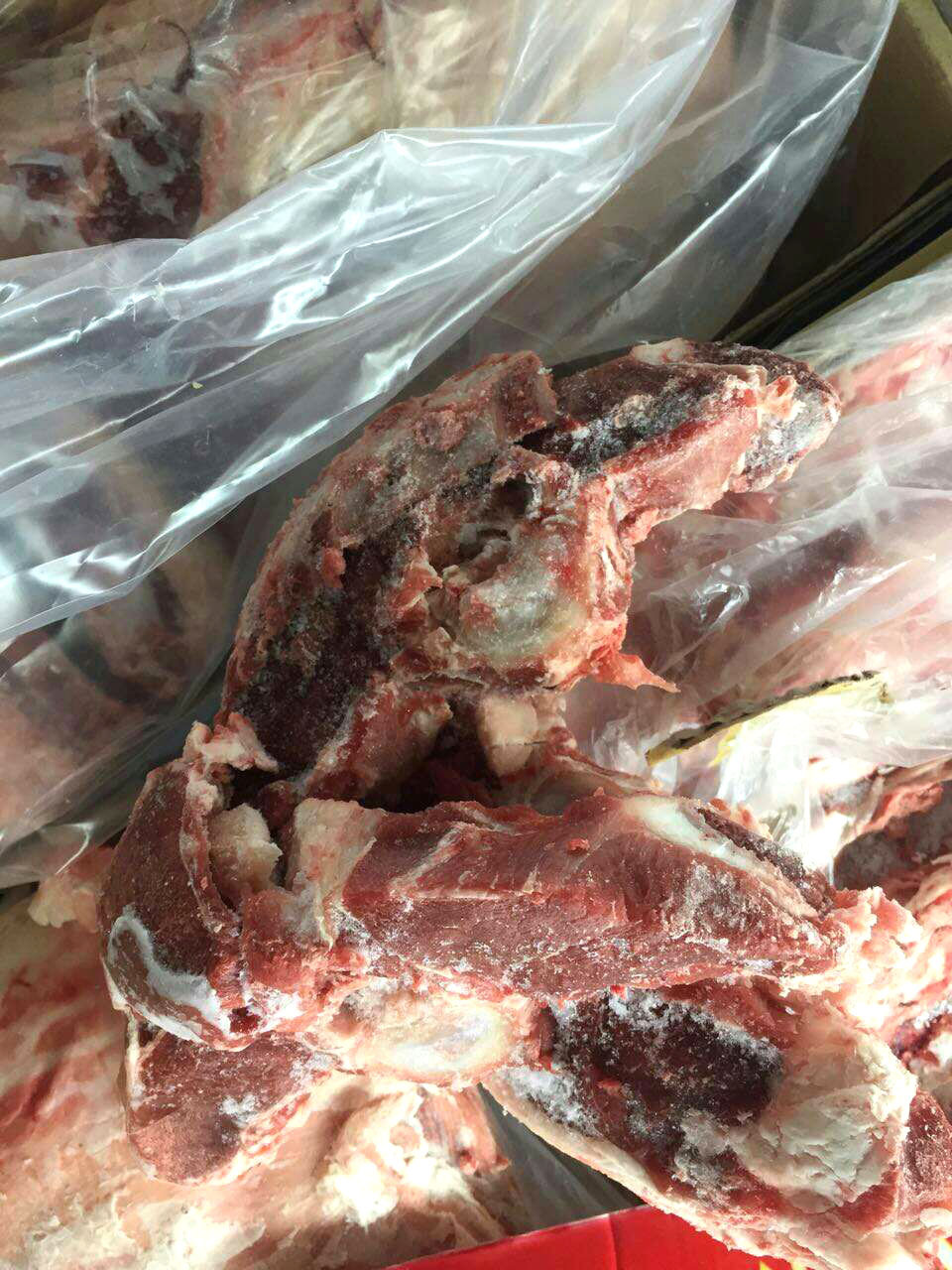 新西兰130大羊蝴蝶骨 进口羊蝴蝶骨 新西兰羊肉 冷冻鲜羊肉