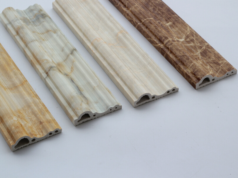 装饰线条厂家供应pvc仿大理石线条pvc欧式门套装饰线条多款式可选