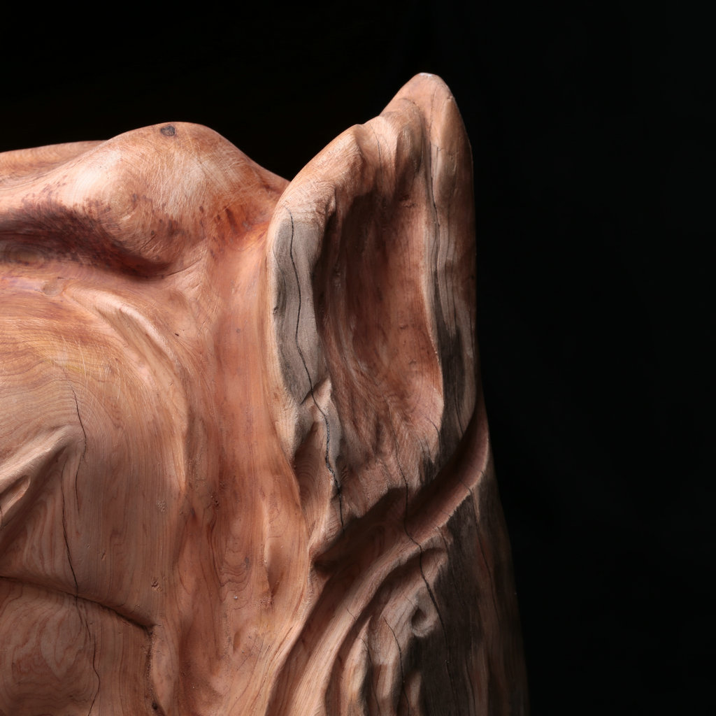 东莞市枯木春禅道文化艺术馆  产品展示 天师钟馗 精品太行崖柏 送礼