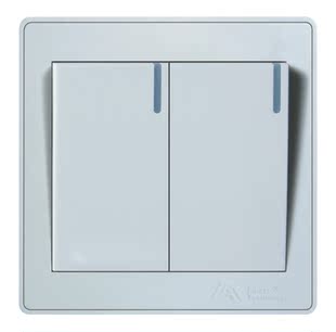 欧曼尔at7系列16a双控二位面板开关