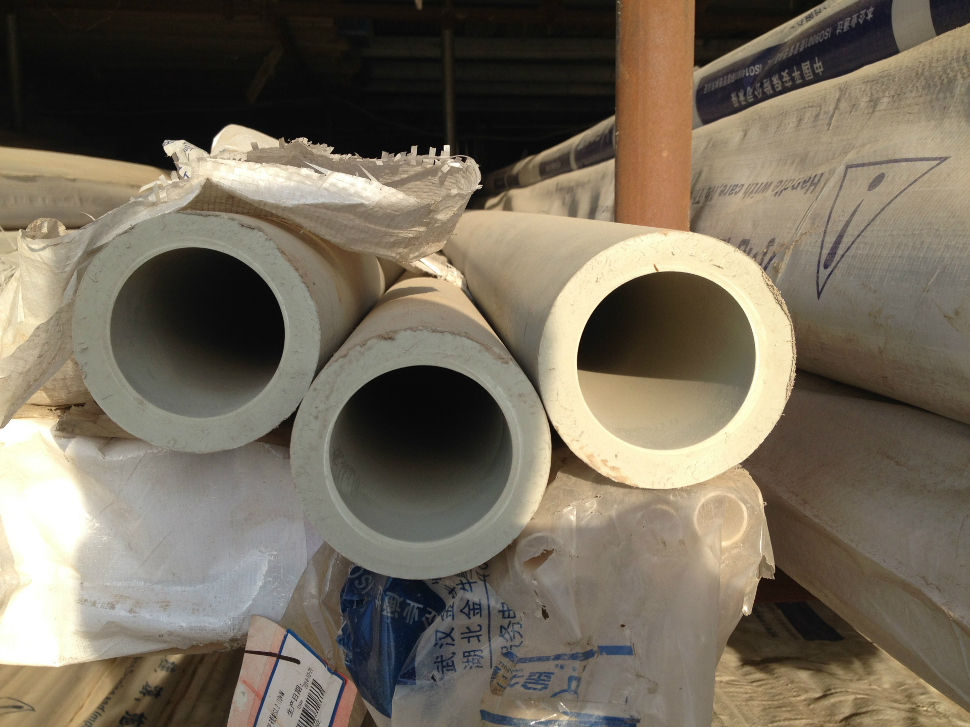 武汉金牛ppr自来水管,大口径工程管道,工程自来水管一根起批.