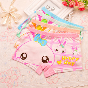 儿童内裤莫代尔 童内裤 新款love兔 童内衣内裤 平角女童内裤批发