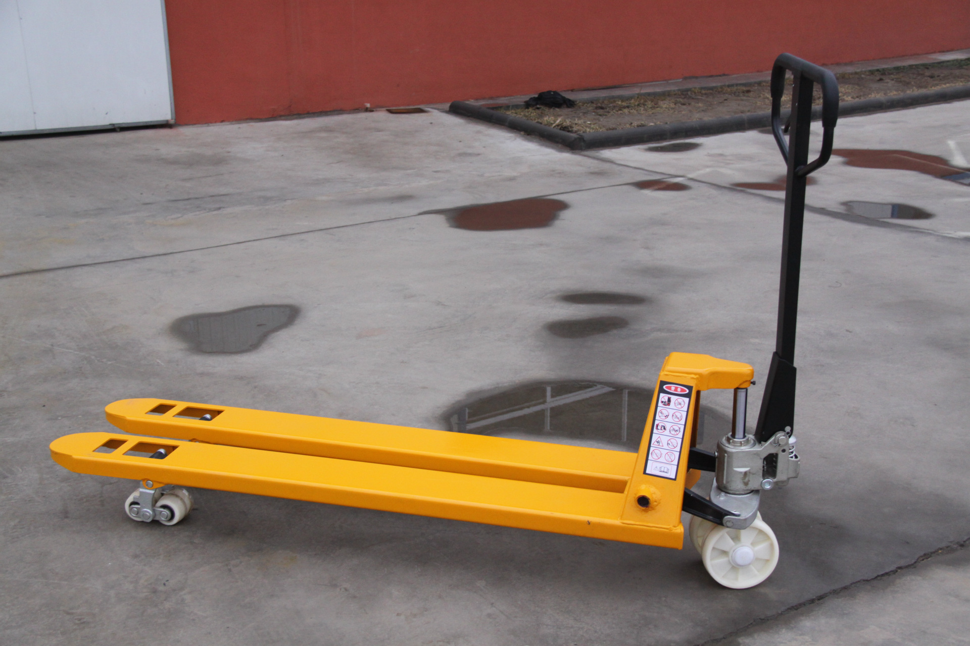 批发定做特殊尺寸 狭窄400mm3吨搬运车 尼龙脚轮手动搬运车叉车