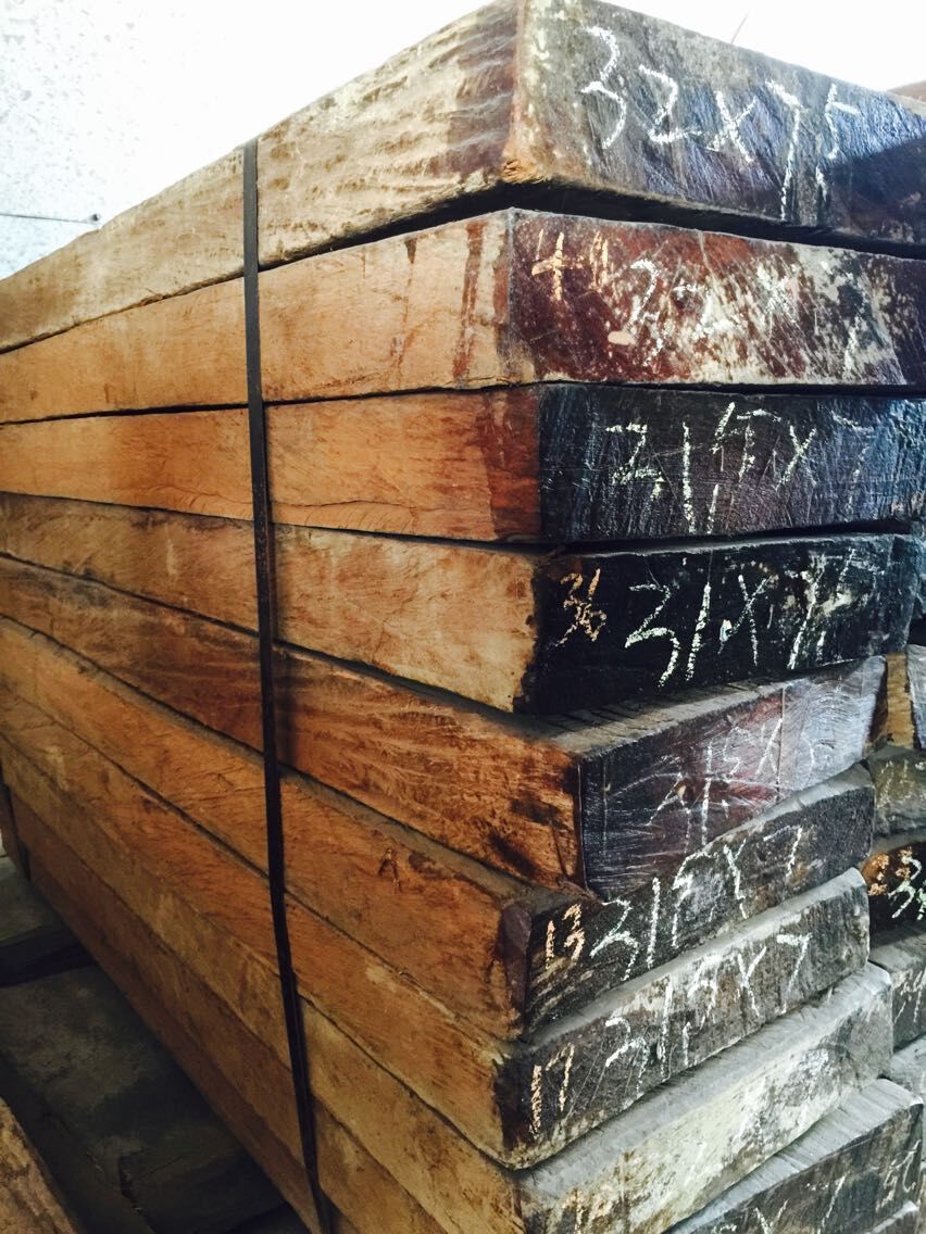 现货供应进口缅甸柚木王板材