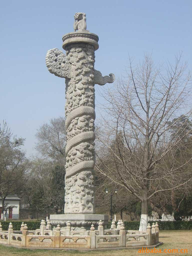 石雕龙柱系列:石雕龙柱,石雕盘龙柱,石雕文化柱,石雕图腾柱,石雕广场